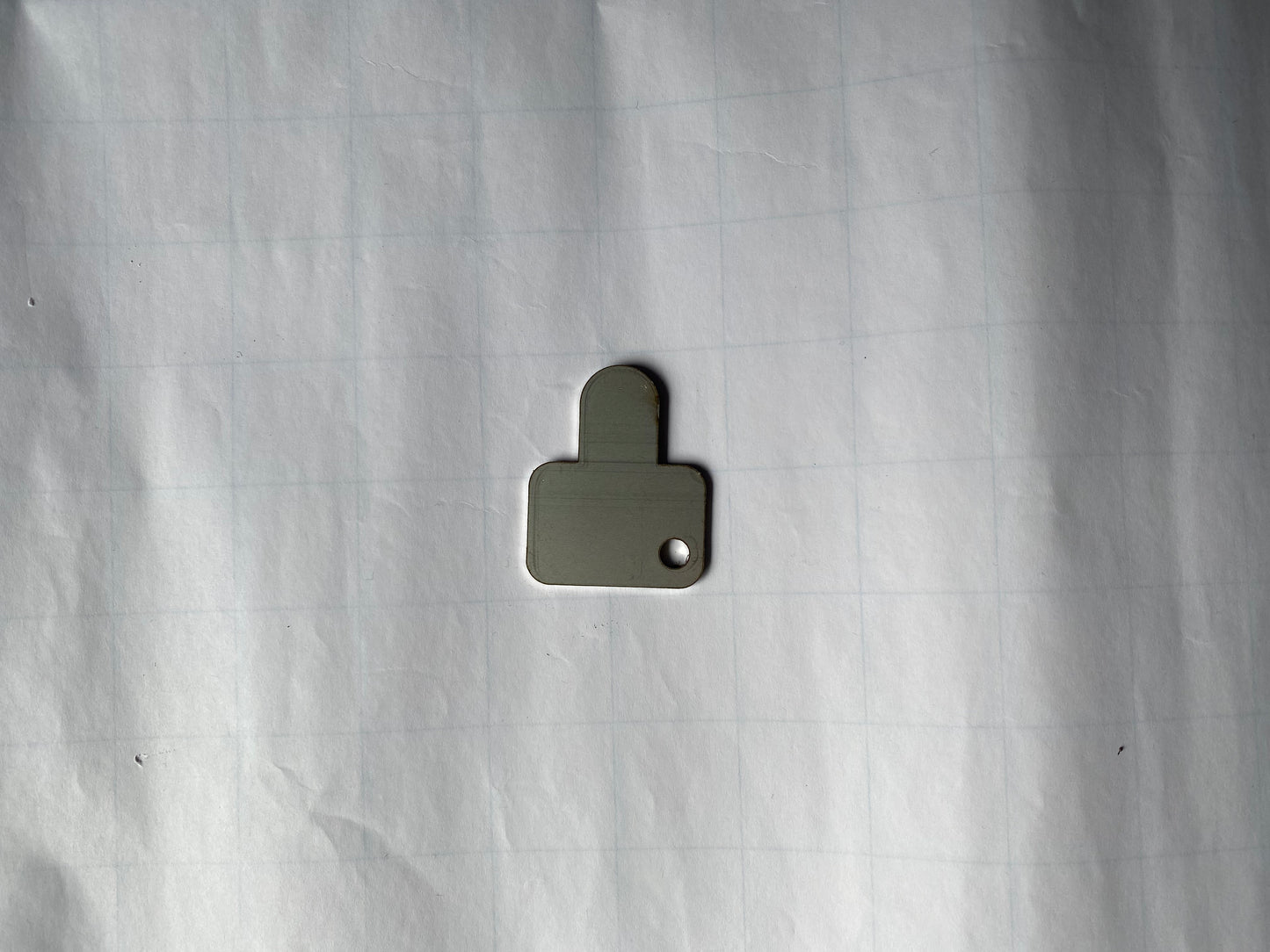 Kanalschablone für 16mm Rohr, 20mm Tiefe