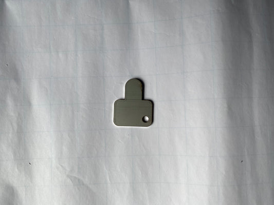 Kanalschablone für 16mm Rohr, 20mm Tiefe