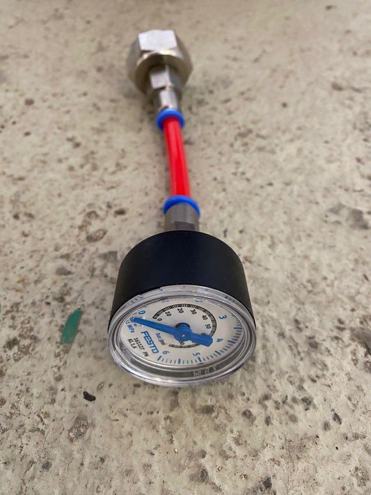 Manometer für Luftkompressor (Druckluftprüfung)